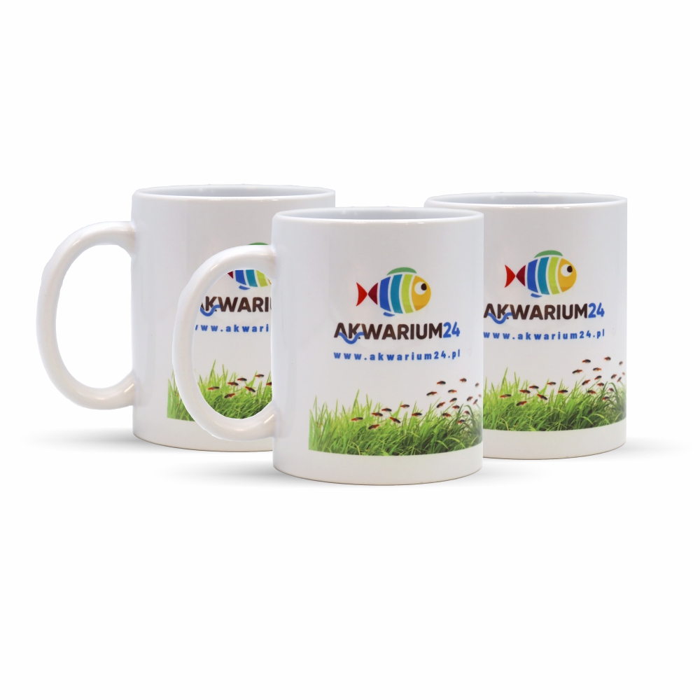 Kubek ceramiczny Akwarium24 - idealny na kawę, herbatę lub akwarystyczną inspirację